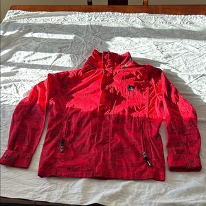 Bench Red Zip-Up Cotton Jacket